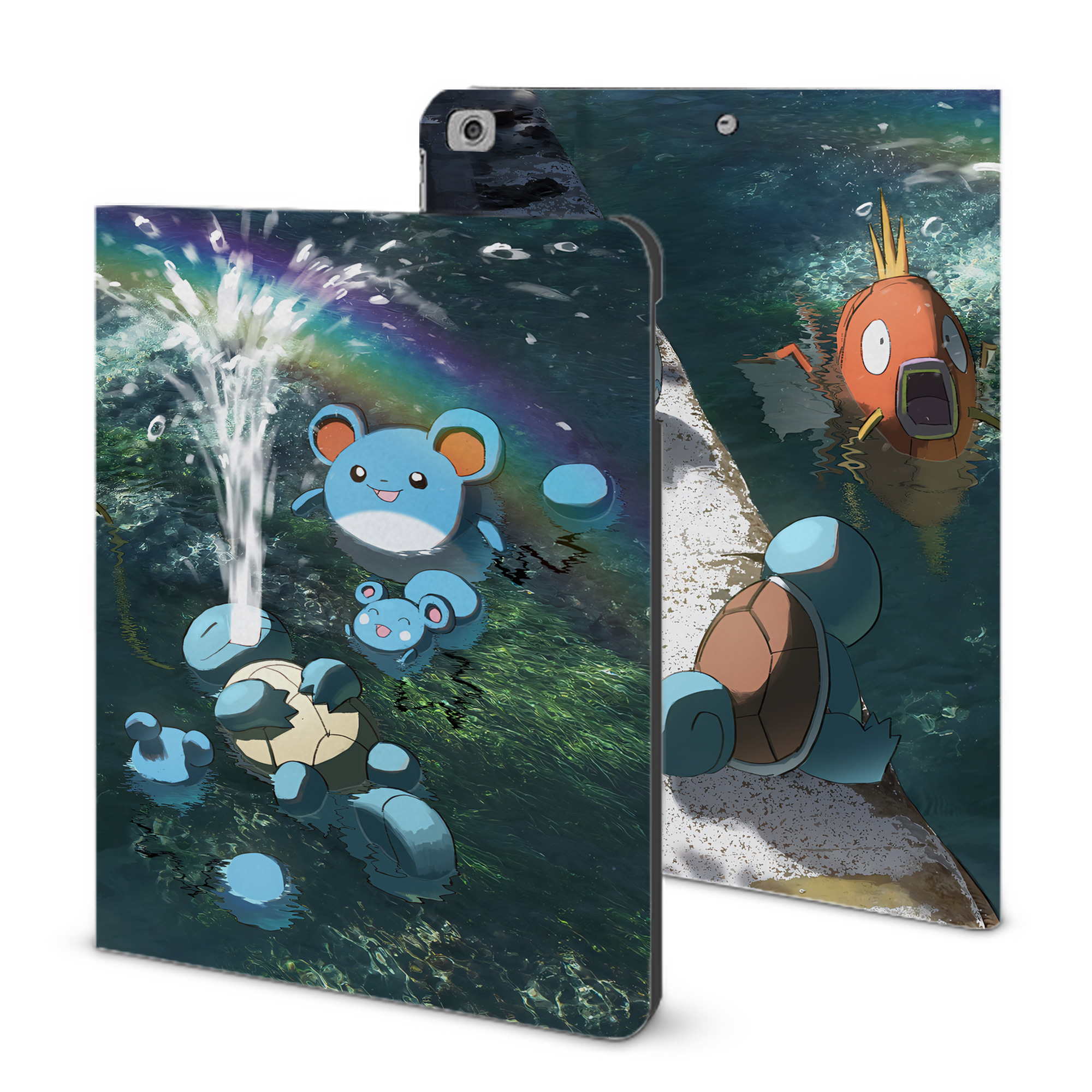 （画像用） ポケットモンスター Pokémon IPad ケース ブック型 PUレザー TPU 耐衝撃 軽量 薄型 ペン収納なし 全面保護 IPad 各モデル対応